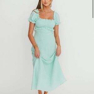 Worth collection midi dress